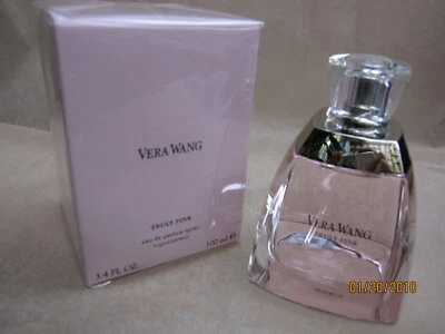 TRULY PINK por VERA WANG 3,4 FL oz/100 ml eau de parfum spray en caja sellada Foto 1 de 2