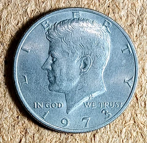 1973 Kennedy Half Dollar U.S.A. Liberty Münze - Bild 1 von 3
