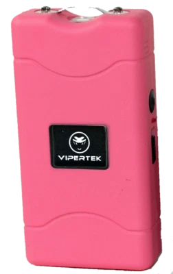 VIPERTK VIPERTEK Stun Gun Self Defense Rechargeable 350 BV 2.0mAh PINK