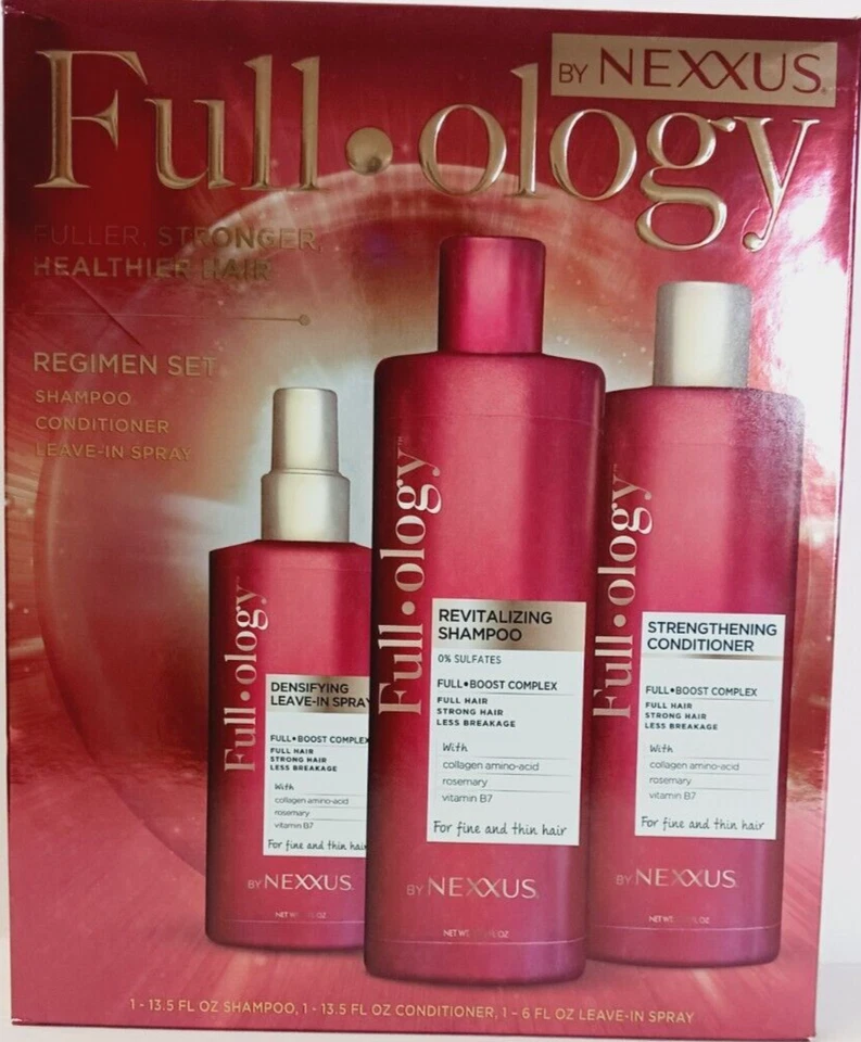 Nexxus 990369409 Fullology Hair 3 Piece Regimen Set