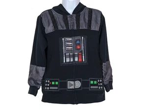 Star Wars Darth Vader Boys Hoodie Jacket Built in Mask Size Large 12/14 - Picture 1 of 2
