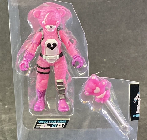 Fortnite Squads Legendary Micro Series Posable Figure Cuddle Team Leader 3" NEW Cover