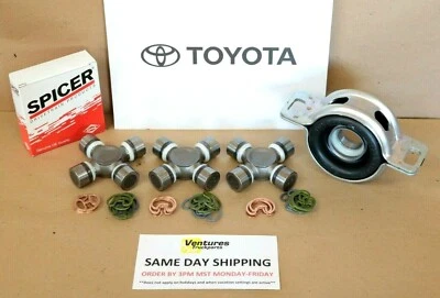 Kit de cojinete de suspensión de junta en U línea de transmisión trasera Toyota Tacoma 2005-2015 V6 Dana Spicer Foto 1 de 4
