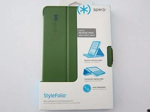 Speck Products StyleFolio Case & Stand for iPad Mini Mini 2 Mini 3 Green/Blue - Picture 1 of 1