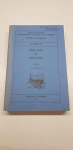Well Logs in Tennessee, Bulletin 62, Compiled by H C Milhous, with Map, 1959 - Picture 1 of 4