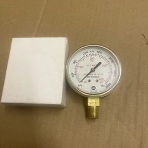 Victor USG 1424=0046 231 2-1/2" 400* Bar Regulator Gauge 2" Made in USA - Picture 1 of 5