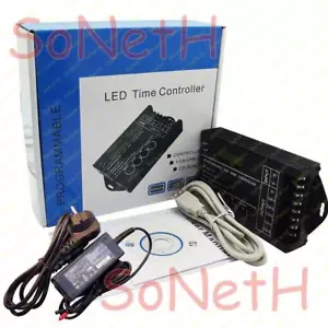 CENTRALINA LED ALBA TRAMONTO PER ACQUARIO TERRARIO RGB 5 CANALI TC420 CONTROLLER - Foto 1 di 1