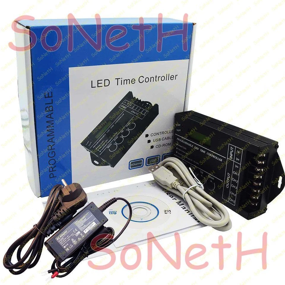 CENTRALINA LED ALBA TRAMONTO PER ACQUARIO TERRARIO RGB 5 CANALI TC420 CONTROLLER - Immagine 1 di 1