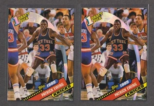 TWO (2) 1992-93 Topps Archives - #5 Patrick Ewing [#1 Draft Pick] NY Knicks Lot - Picture 1 of 2
