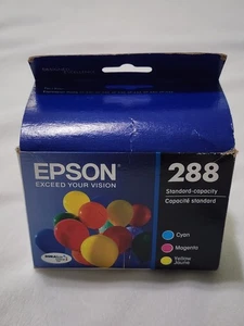 Epson 288 Tintenpatronen Cyan Magenta Gelb T288520 ORIGINAL OEM NEU - Bild 1 von 4