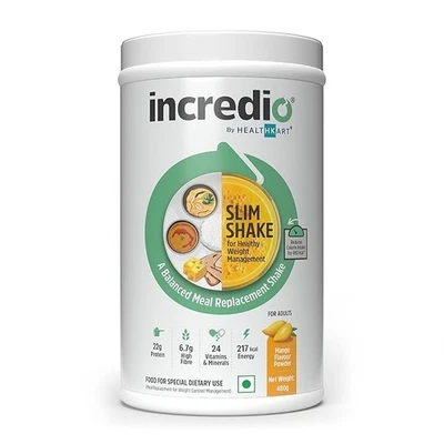 Batido delgado Incredio de Healthkart para control de peso (mango, 480 g) | Rep de comidas Foto 1 de 4