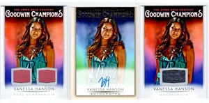2021 Goodwin Champions Autograph Vanessa Hanson GA-VH ++Memorabilia - Picture 1 of 2