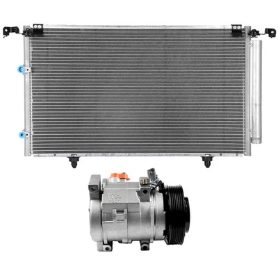 For 2004-2008 Toyota Solara AC Condenser & AC Compressor Cooling Kit - Изображение 1 из 4