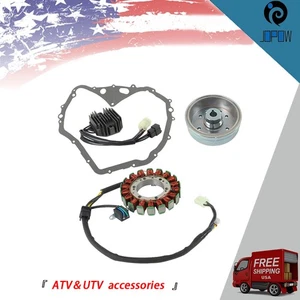 Flywheel Rotor + Stator + Regulator + Gasket For Arctic Cat 400 Manual 2003-2008 - Picture 1 of 9