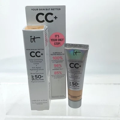 IT Cosmetics CC Cream SPF 50 Light Color Correcting Full Coverage Anti Aging NEW - Image 1 of 4