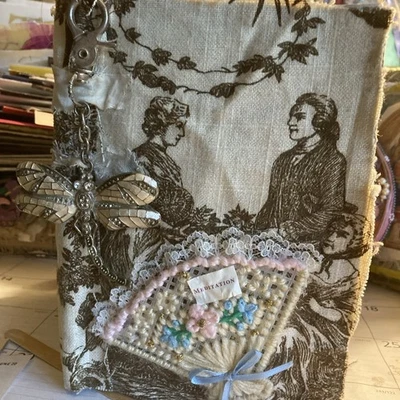 Junk Journal, Grungy, Meditation Art Book - Image 1 of 4