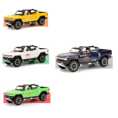 Coleção de brinquedos de liga de carro modelo fundido em escala 1/24 GiftLightDoor para Hummer EV Pickup - Imagem 1 de 4