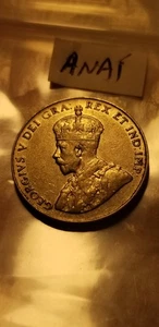 1922 Canada High Grade 5 Cent Coin #idana1. - Bild 1 von 2
