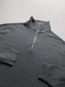 Polo Ralph Lauren Pullover Herren XL schwarz 1/4 Zip Pulli Preppy Büro Arbeit Golf - Bild 1 von 9