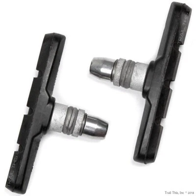 Genuine Shimano M70T3 Linear Pull V-Type Brake Shoes Rim Pads MTB Road Bike BULK - Image 1 of 4