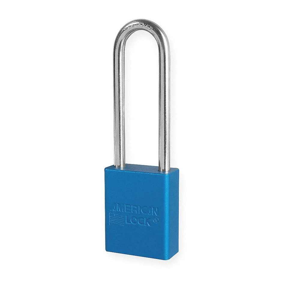 AMERICAN LOCK A1107BLU Lockout Padlock,KD,Blue,1-7/8"H 4END5 - Image 1 of 1