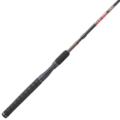 Ugly Stik GX2 Spinning Rod 7 Medium 4pc Black Red Fishing Rod with Clear Tip - Image 1 of 4