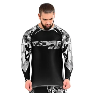 Koyes MMA Rash Guard BJJ Long Sleeve Compression Fight Gear Shirt No Gi - Picture 1 of 6