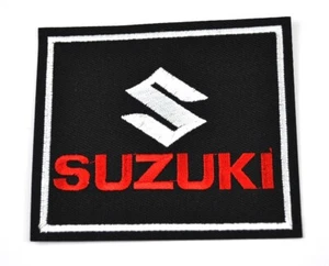 Suzuki Motor Logo Coche Ee.uu. Parche de Plancha Bordada Parche - Imagen 1 de 2