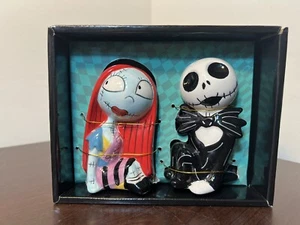 Disney Nightmare Before Christmas Jack Skellington Sally Salt & Pepper Shakers - Picture 1 of 4