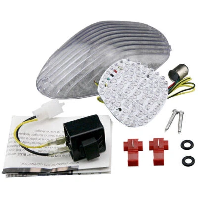 LED Turn Signals Tail Light Lamp For Kawasaki Meanstreak 900 Classic 2002-2005 - Image 1 of 2