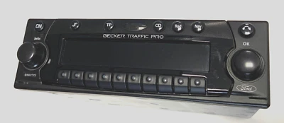 Original Becker Traffic Pro BE 4730 Ford Autoradio CD car radio Display grün - Bild 1 von 4