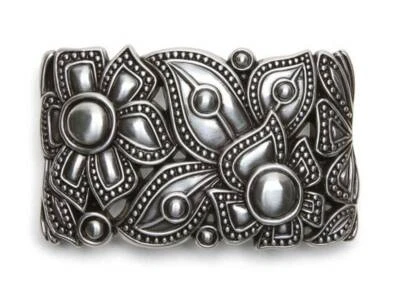 Boucle de Fermeture Boucle Ceinture Pp Argent Boucle Vissée Boucles Design - Photo 1/3