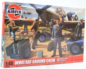 Airfix WWII RAF Ground Crew - 10 figurine in più parti 1:48 modellini A04702 - Foto 1 di 3