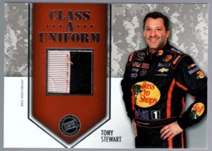 TONY STWEART RACE USED FIRESUIT PATCH SP 2014 PRESS PASS CLASS A UNIFORM