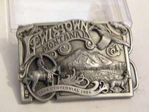 1884 -1984 Siskiyou Lewistown, Montana LTD. ED Belt Buckle 1000/1000 - Picture 1 of 7