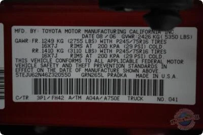 Apoio de suspensão dianteiro usado serve: 2006 Toyota Tacoma dianteiro 4x2 PreRunner sem desligamento - Imagem 1 de 4