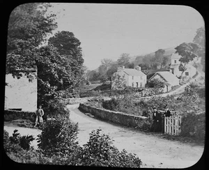 ISLE OF MAN BALLAGLASS NEAR RAMSEY c1900 Magic Lantern Slide PHOTO IOM - Picture 1 of 3