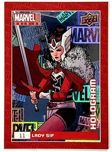 🔥HOT Lady Sif 2019-20 Upper Deck Marvel Annual Hologram VERY RARE 04/20🔥 - Picture 1 of 7