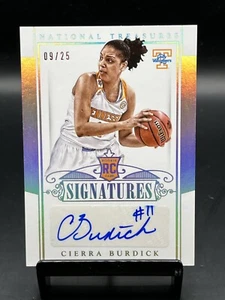 2015 National Treasures College Cierra Burdick #241 Rookie Auto Silver /25 RC - Imagen 1 de 2