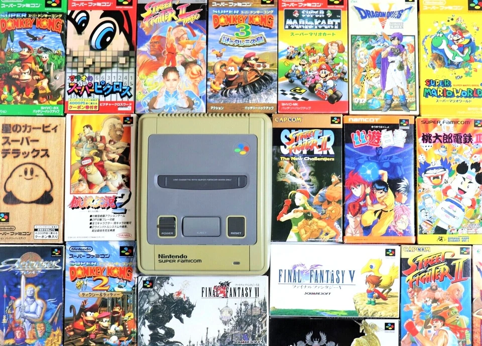 Super Famicom Games Japan JP Nintendo Lot Good Used Game Soft SFC SNES - Image 1 of 1