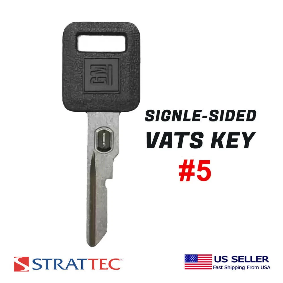 GM Single-Sided VATS Value 5 Transponder Key Strattec 595515 - Image 1 of 1
