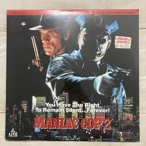 Maniac Cop 2 ~Bruce Campbell ~ 12” Laserdisc Horror Movie BRAND NEW SEALED RARE - Picture 1 of 2