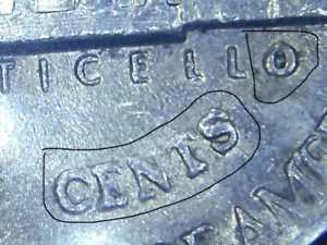 1988-D 5C Jefferson Nickel AU Mint Error DDR - Picture 1 of 12