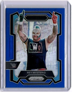 Rey Mysterio 2024 Panini Prizm WWE Blue Prizm #141 WWE Smackdown #077/199 - Picture 1 of 2
