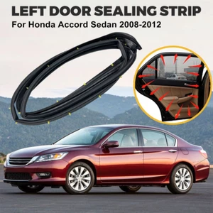 72350-TA5-A02 Front Left Side Door Weatherstrip Seal For Honda Accord 2008-2012 - Picture 1 of 11