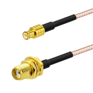 TV Antenna Converter Cable SMA Female Straight to MCX Male 23cm Long N7K5 - Picture 1 of 3