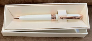OMEGA PEN CREAM SHIMMER & ROSE GOLD CLASSIC FEMININE LUXURY ACCESSORY!! - Picture 1 of 5