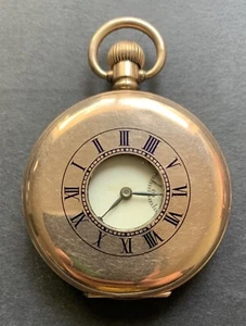 Rolex Tudor/Rolex Marconi-Half Hunter Enameled Numbers Dennison Case. S-12. - Picture 1 of 12