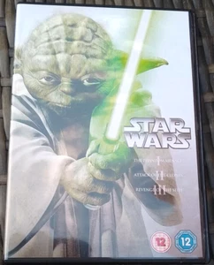 Star Wars I Phantom Menace II Attack of the Clones III Revenge ofthe Sith DVD - Picture 1 of 5