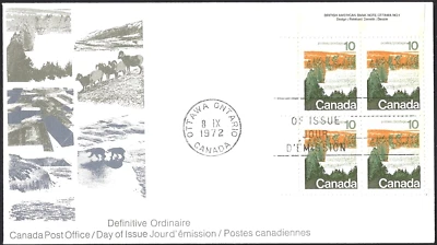 🍁Canada   #594 ULpb    "FOREST LANDSCAPE"     Brand New  1972   First Day Cover - Image 1 of 2